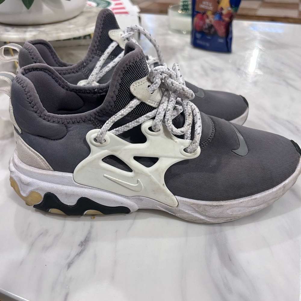 Nike Charcoal and Ivory Athletic Shoes